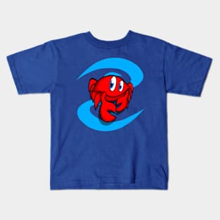 Happy Crab Cancer Zodiac Sign Kids T-Shirt